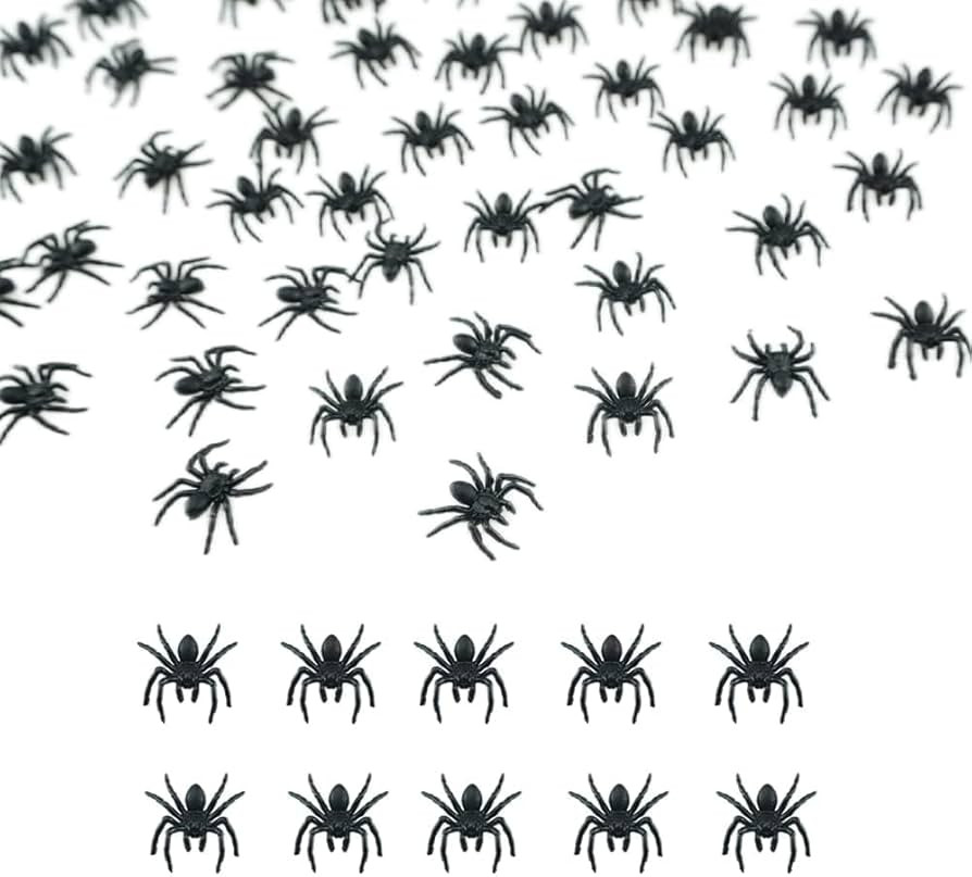 Ksquares Prank Fake Spiders, Mini Realistic Spiders for Halloween, Halloween Decorative Supplies ... | Amazon (US)