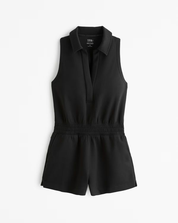 YPB neoKNIT Polo Romper | Abercrombie & Fitch (US)