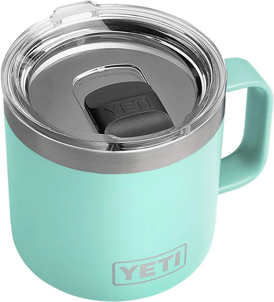 YETI Rambler 14 oz Mug, Vacuum Insulated, Stainless Steel with MagSlider Lid, Stainless | Amazon (US)