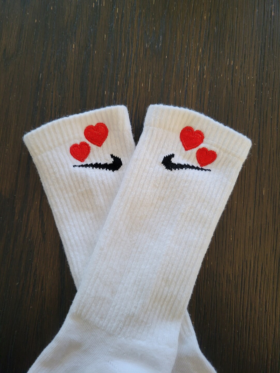 Heart Embroidery | Heart Gift | Love Socks | Love Gift | Sock Embroidery | Valentine's Day Gift T... | Etsy (US)