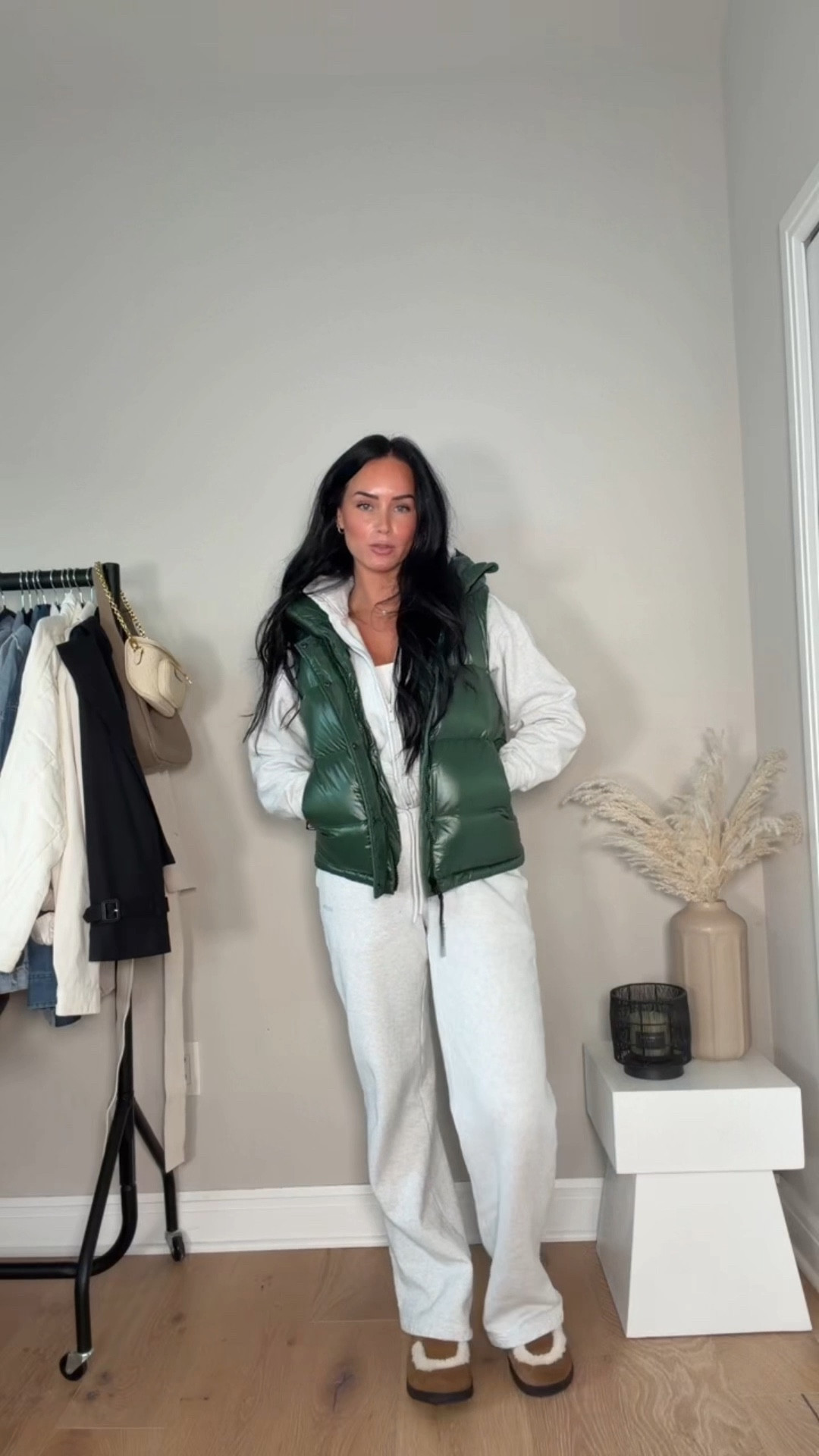 The perfect cold-weather athleisure fit if you want to be extra cozy ❄️ Everything is still on sale! I’ll have my outfit details linked on my LTK 🤍

My sizing 5’7, 145lbs, 32dd
I’m wearing size smalls, size small tall pants 

#LTKSaleAlert #LTKootd #LTKgrwm