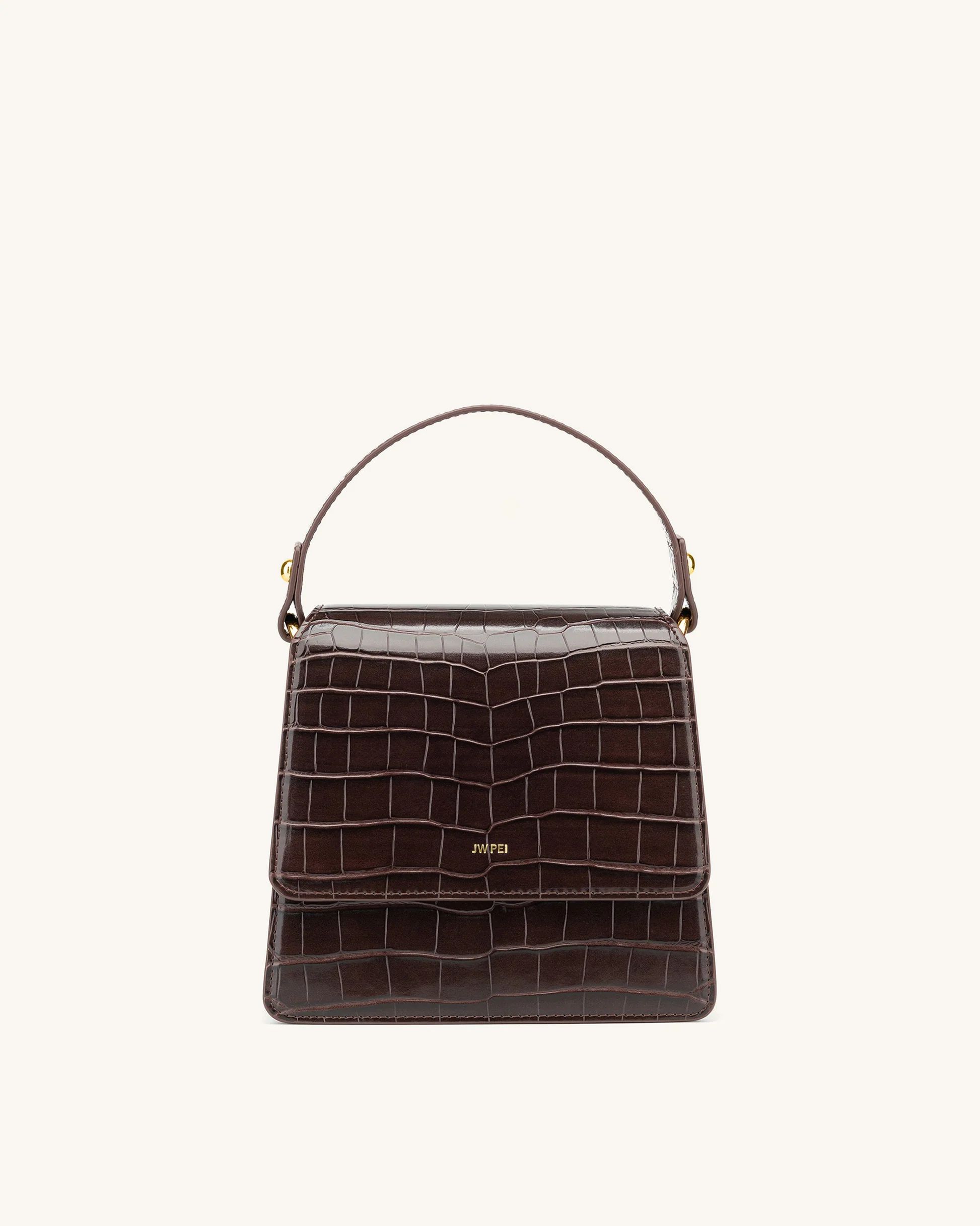 FAE Top Handle Crossbody - Nutella Croc | JW PEI US