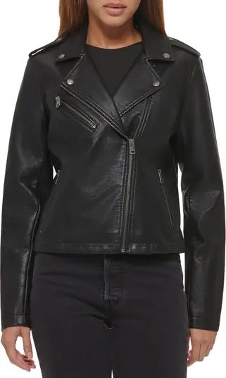 Faux Leather Moto Jacket | Nordstrom