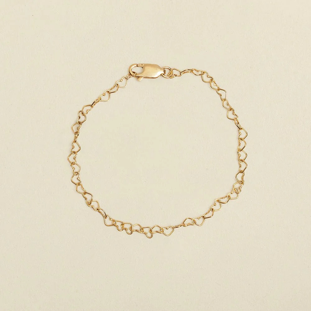 Heart Chain Bracelet | Made by Mary (US)