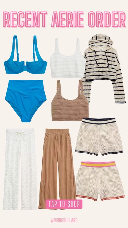 Aerie Order | Swim | Swimsuit | Swimwear | Beach Vacation | Vacation Outfits | swim Coverup

#LTKswim #LTKunder50 #LTKtravel