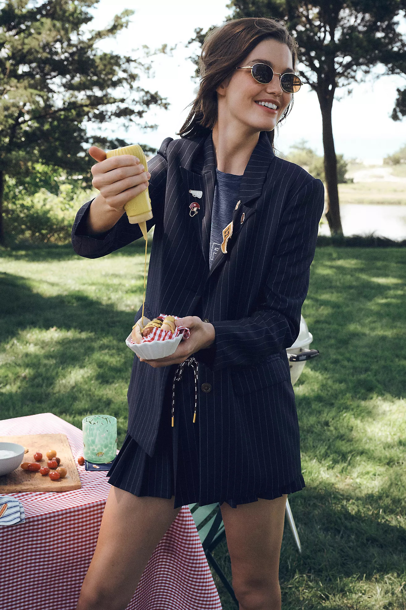 The Upside Wool Boyfriend Blazer | Anthropologie (US)