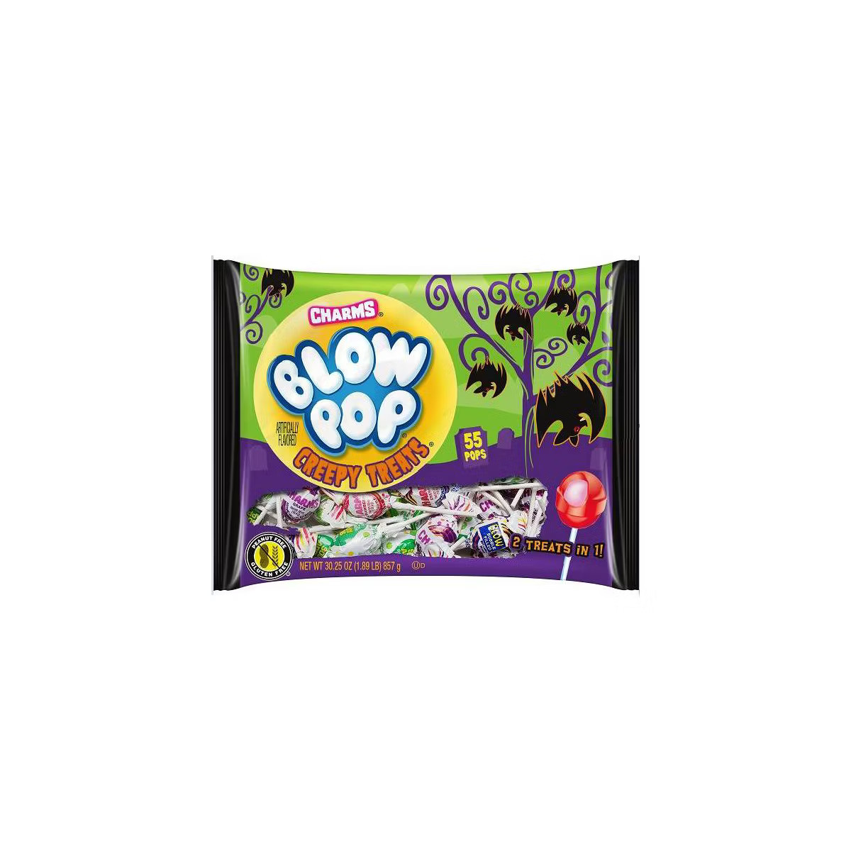 Blow Pop Halloween Assorted Lollipops - 30.25oz/55ct | Target