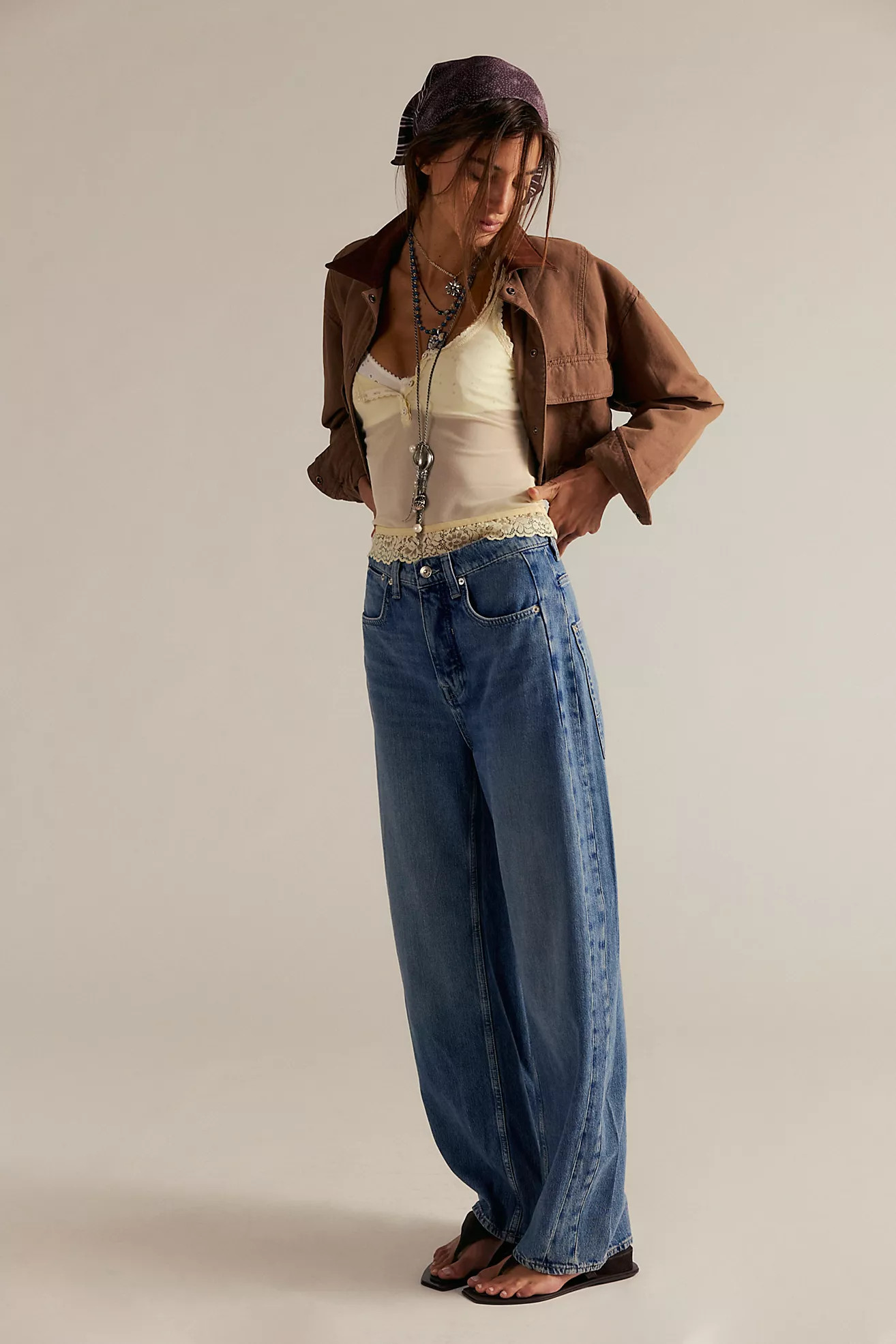 We The Free Truro Baggy Puddle Jeans | Free People (UK)