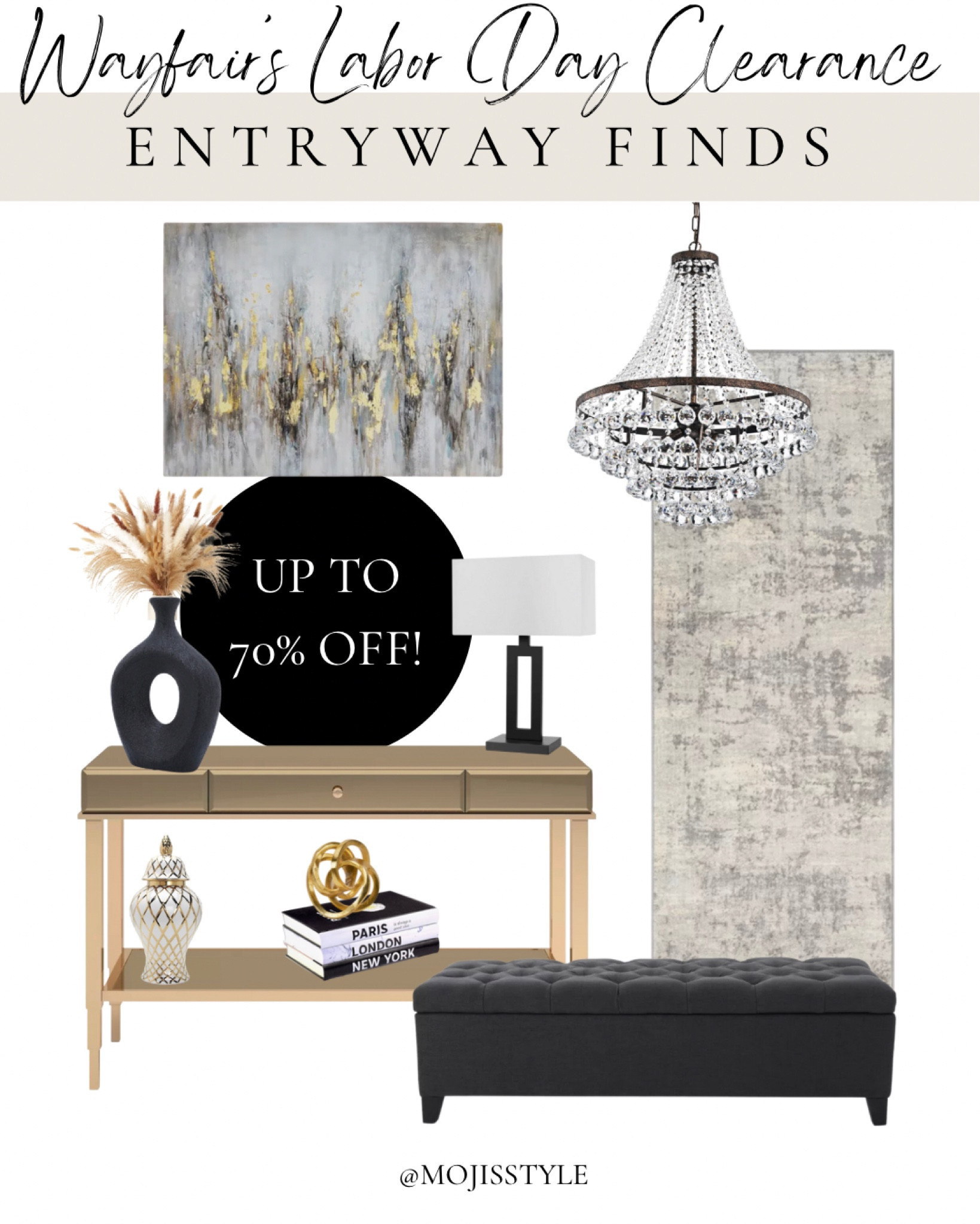 Entryway styling inspo! Shop the Wayfair Labor Day Sale for deals on furniture, decor and more! 

#LTKHome #LTKSaleAlert