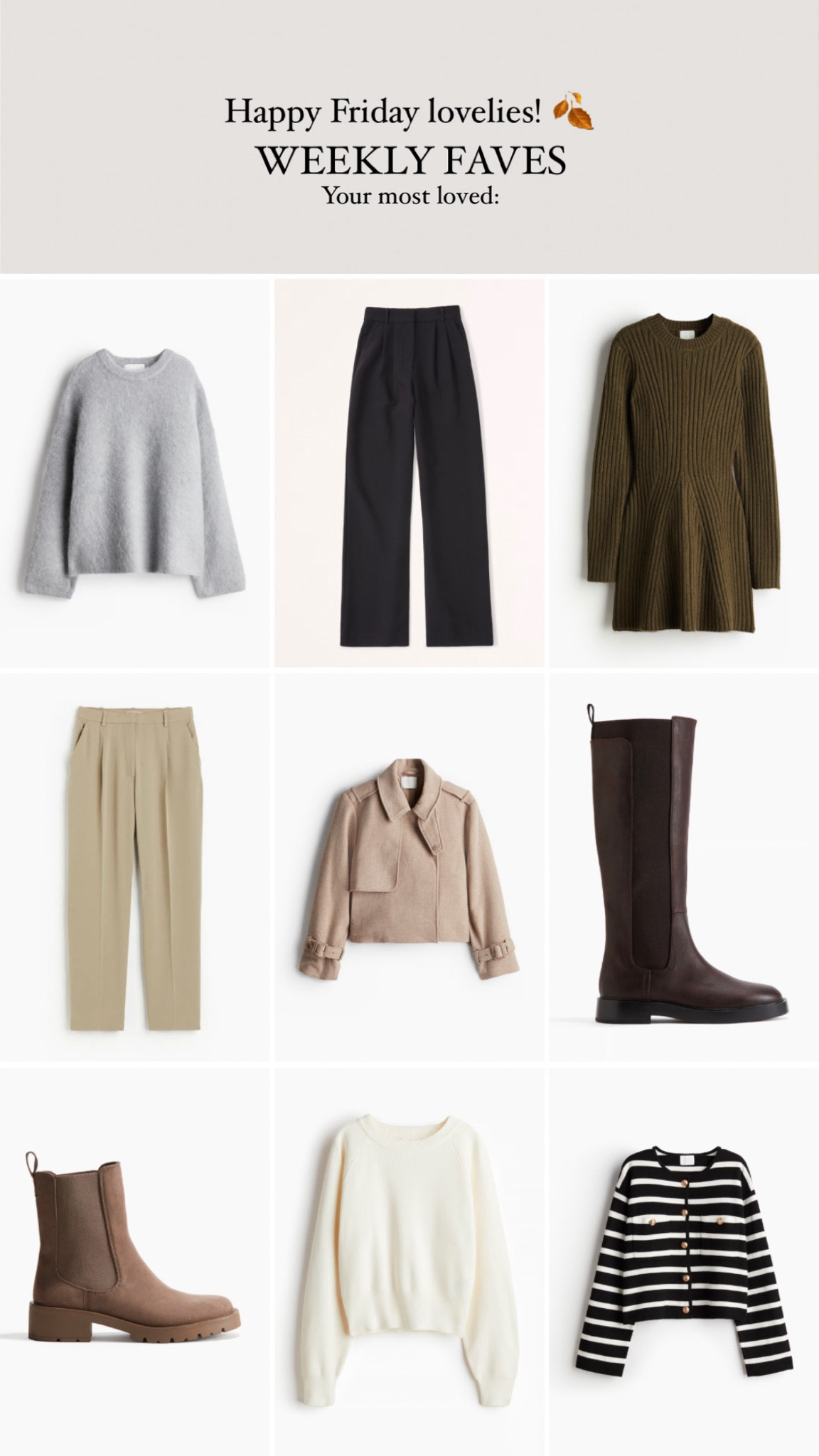 Friday top picks - your faves 💕🍂

#LTKeurope #LTKautumn #LTKstyletip