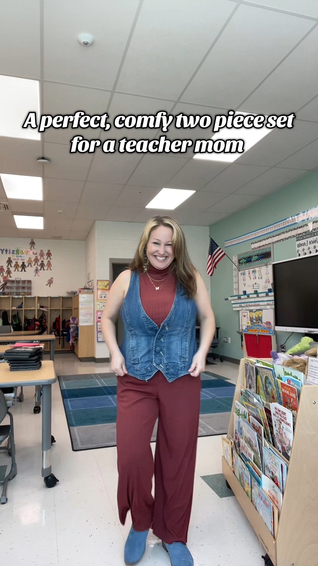 Perfect comfy two piece set! 

Set- L
Vest- XL

#LTKMidsize #LTKStyleTip #LTKSeasonal