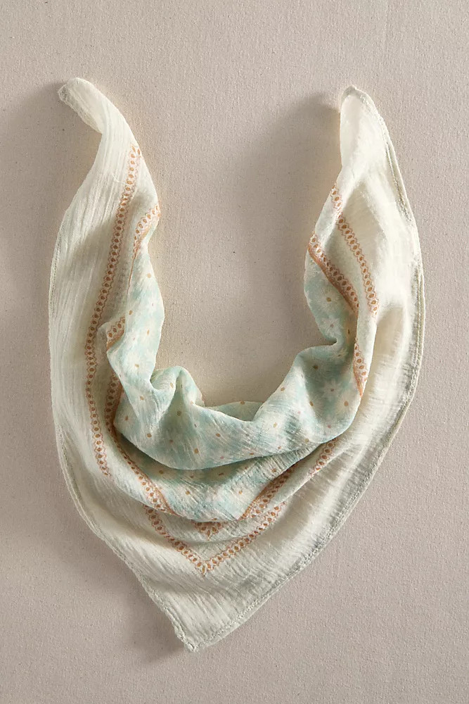Watercolor Daisies Bandana | Anthropologie (US)