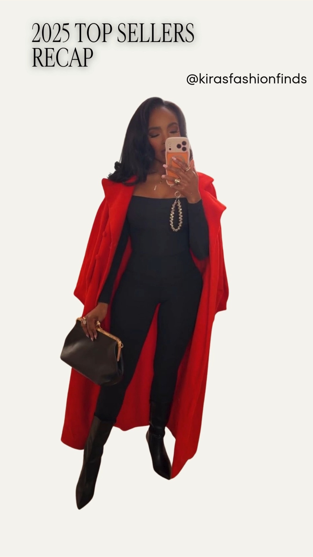 ✨ Top Seller of 2025 — Bold Red Outerwear Moment

This striking red coat layered over a sleek black base became one of my most-loved looks of 2025 for a reason. It’s powerful, polished, and instantly elevates a simple foundation. Styled multiple ways, this is the kind of statement outerwear that makes every outfit feel intentional while keeping cost per wear dropping all season long.

Perfect for:
• Dinner dates
• Holiday events
• City nights
• Elevated everyday looks

📏 Sizing:
Outerwear: Small  
Base layer: Small  
Boots: True to size  

Measurements:
5’4” · 138 lbs · 34D · 27” waist · 40” hips

Tap to get details.

Statement red coat outfits, elevated black base layers, chic winter styling, bold outerwear looks, polished neutral outfits, timeless wardrobe staples styled for maximum cost per wear.

Follow me on Instagram and YouTube @kirasfashionfinds

#liketkit #LTKootd #LTKPetite