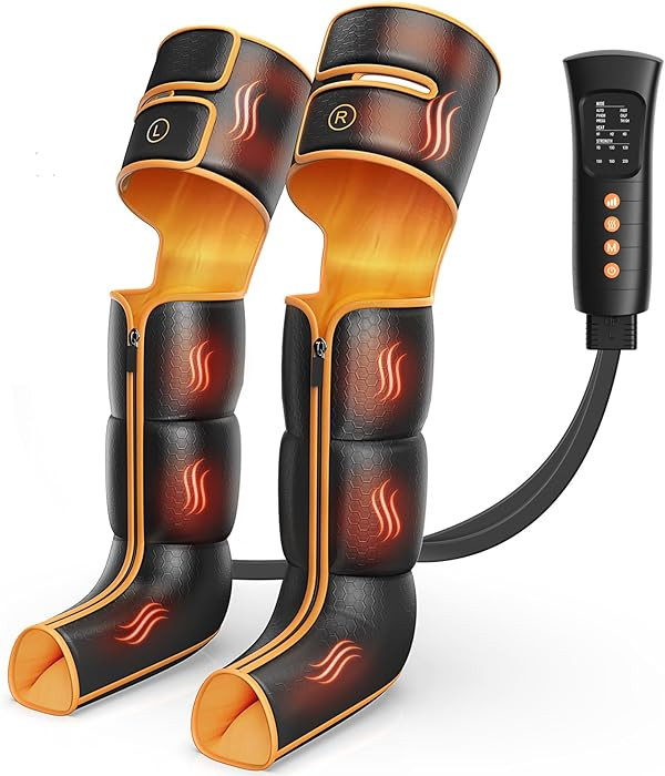 Leg Massager with Heat and Compression, Foot and Full Leg Massager for Circulation and Pain Relie... | Amazon (US)