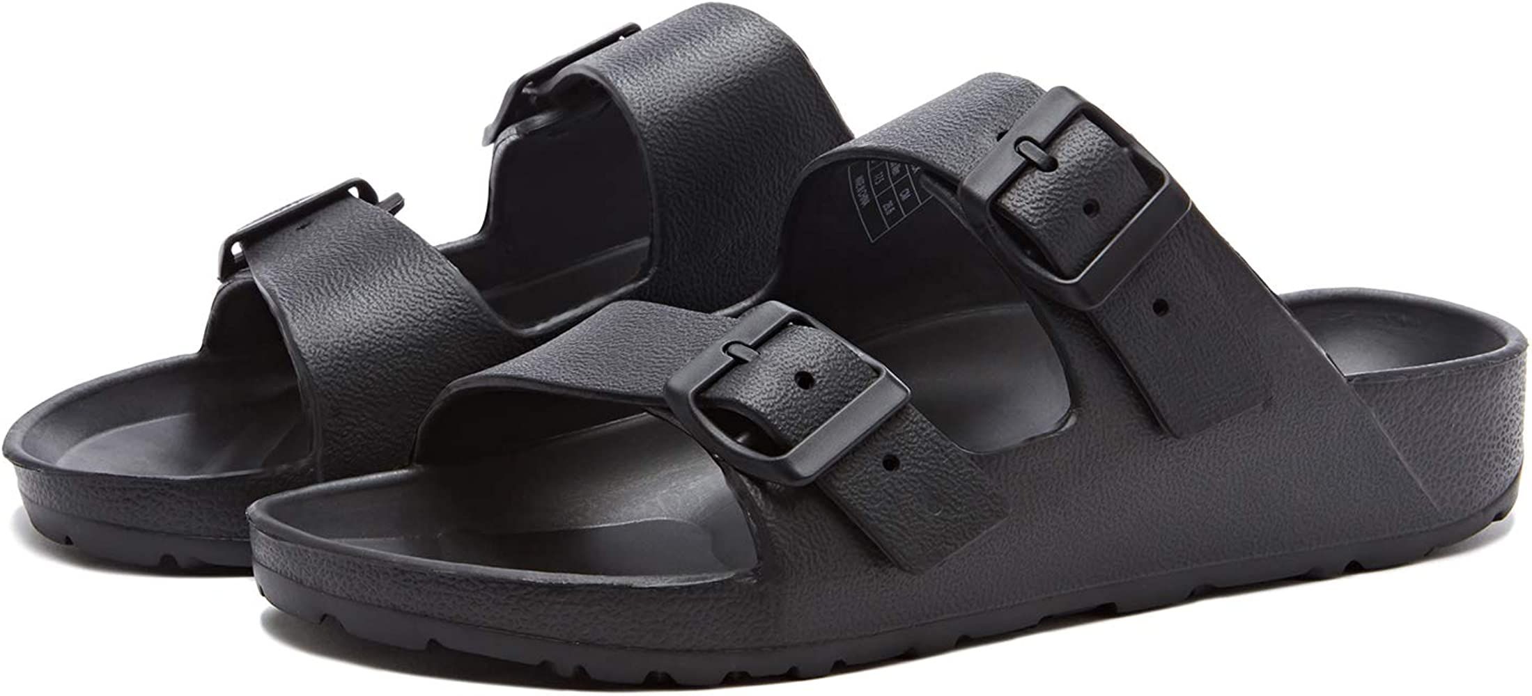 Weestep Essential lightweight double buckle slip-on flat adjustable women’s men’s sandals | Amazon (US)