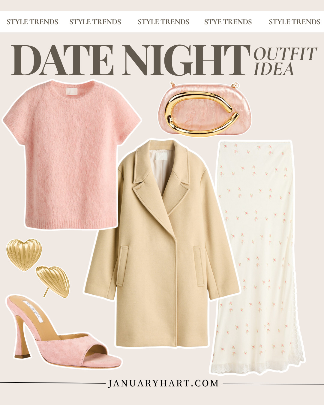 The February Lookbook 💕

spring transition outfits, pink sandal mules, spring outfit ideas, spring break, date night outfit with floral midi skirt, pink short sleeve top, pink clutch, valentine's day outifit 

 #LTKValentine #LTKootd #LTKOver40