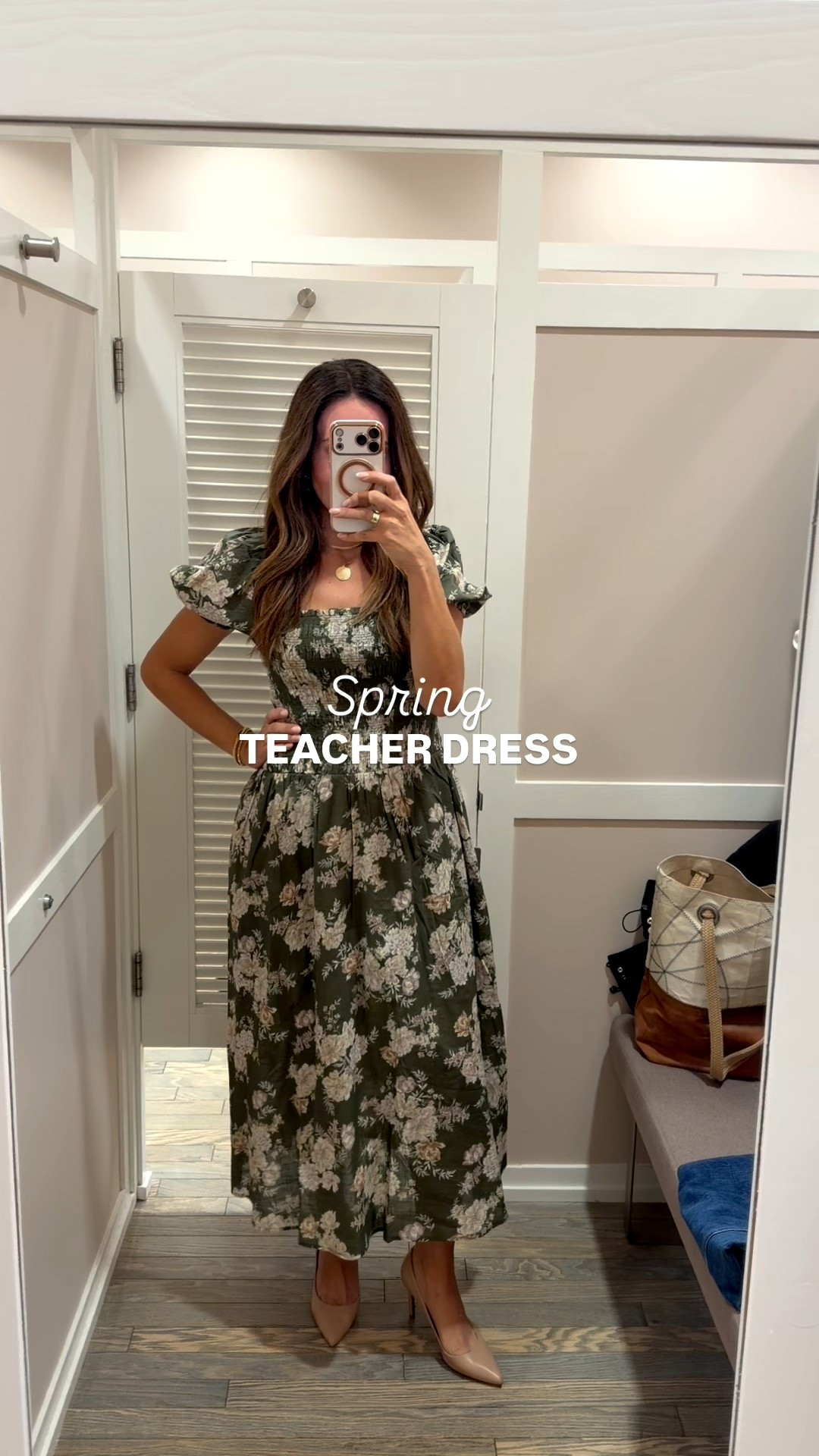 Fell in love with this floral midi dress from LOFT! 🤍 It’s comfortable, has pockets and is perfect for teachers. ✏️ Now on sale! 

Teacher OOTD, teacher spring dress, teacher 



#LTKWorkwear #LTKSaleAlert #LTKootd