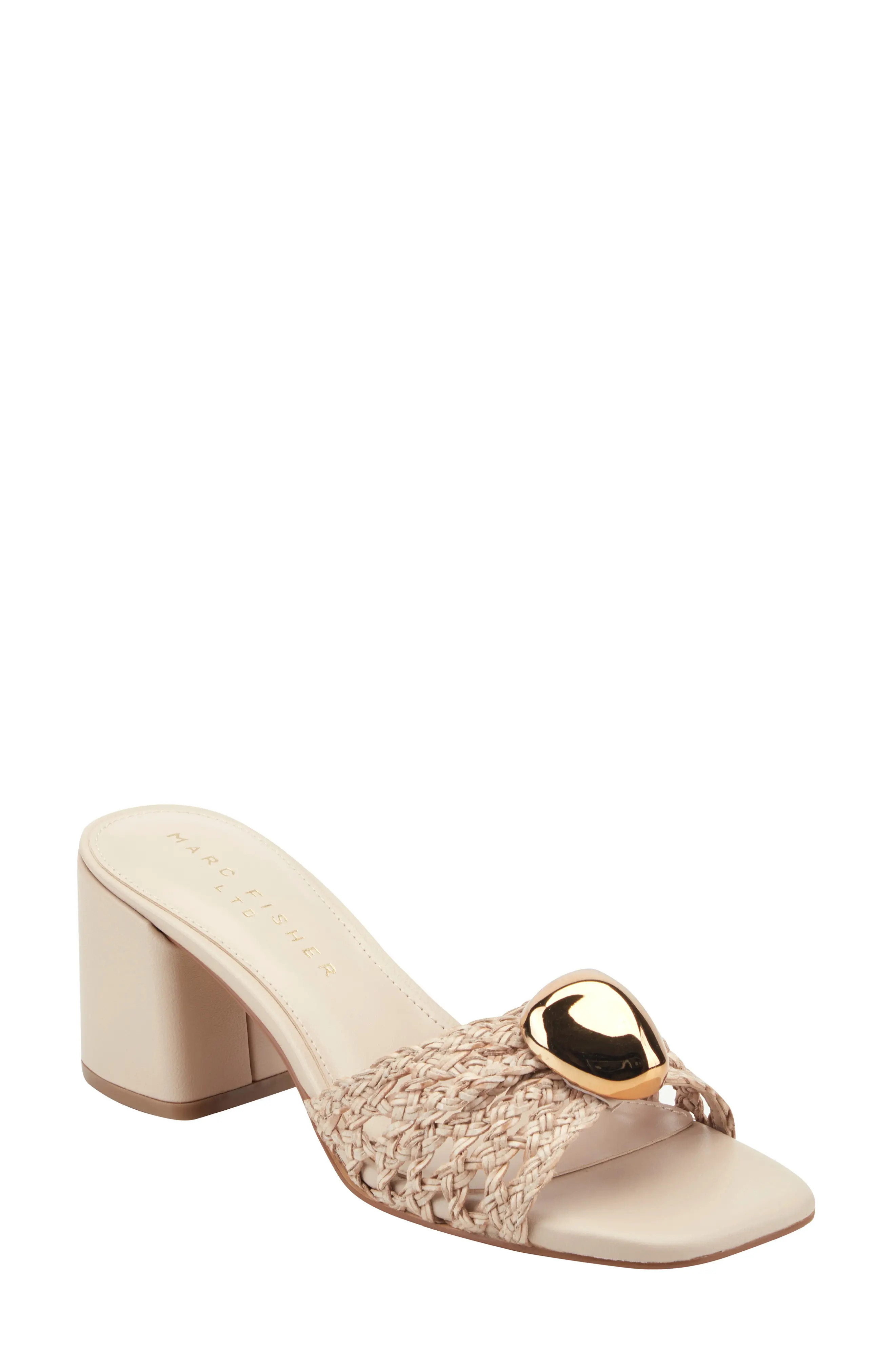 Farrel Embellished Square Toe Slide Sandal (Women) | Nordstrom | Nordstrom