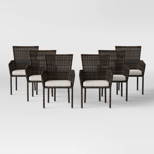 Monroe 6pk Patio Dining Chair - Threshold™ | Target