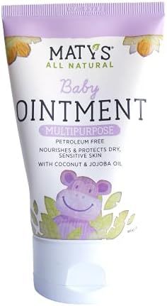 Maty's All Natural Multipurpose Baby Ointment - Petroleum & Fragrance Free - Made with Coconut & Joj | Amazon (US)