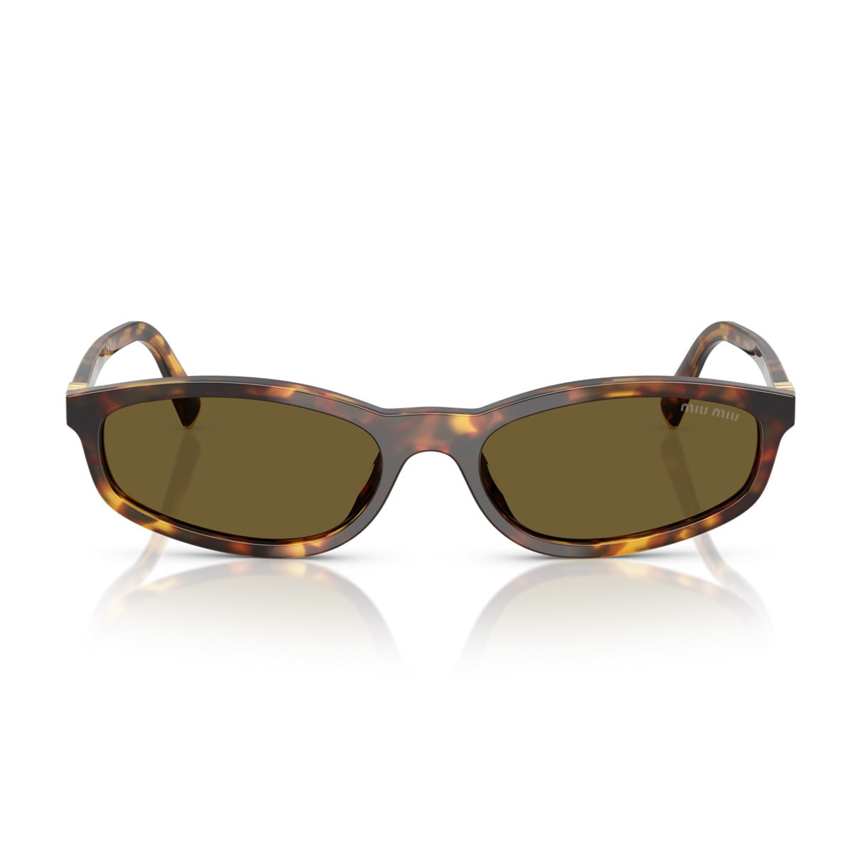 Miu Miu 0mu A06s 14l09z Havana Miele Sunglasses | Italist.com US