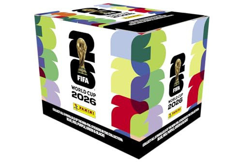2026 Panini FIFA World Cup Sticker Collection Box – 50 Sticker Packs | Amazon Exclusive Orange Parallel | Official FIFA World Cup Trading Stickers | Collect, Trade & Complete Your Album | Amazon (US)