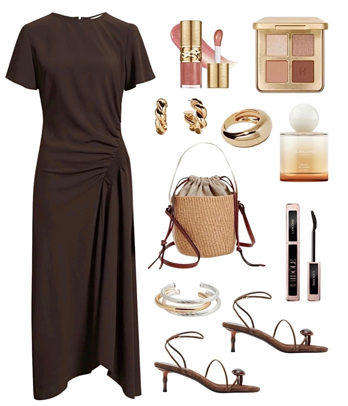 Brown dress
Spring outfit 
Summer outfit 
Bucket bag

#LTKSeasonal #LTKootd #LTKgrwm #LTKdayinmylife