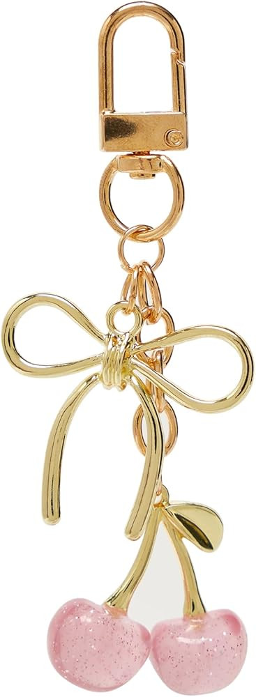 YDF Cherry Keychain Cute Bag Charm Women Leather Keyring Car Keys Gift Mother's Day Birthday Vale... | Amazon (US)