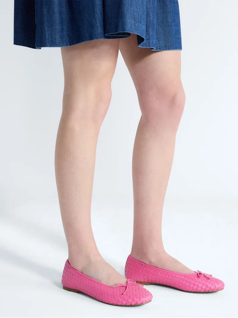 Free Assembly Women's Woven Ballet Flats | Walmart (US)