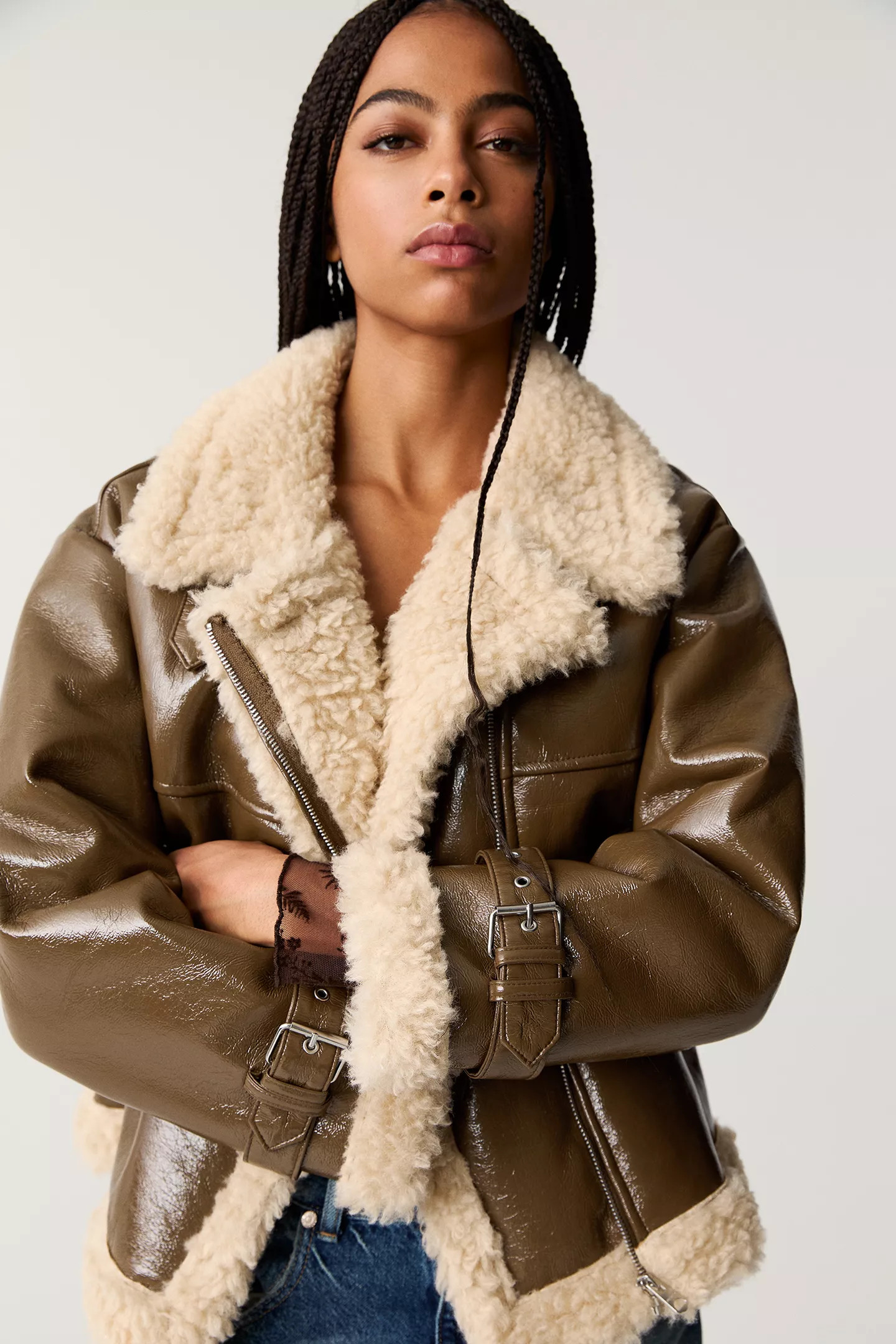 Blouson biker double face | PULL and BEAR FR