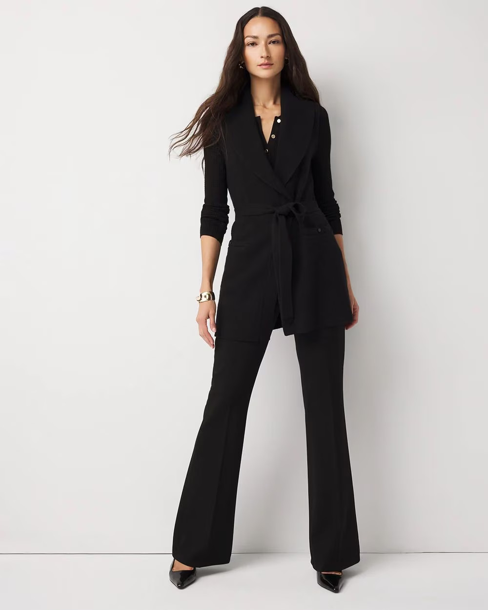 High-Rise Piper Flare Pant | White House Black Market