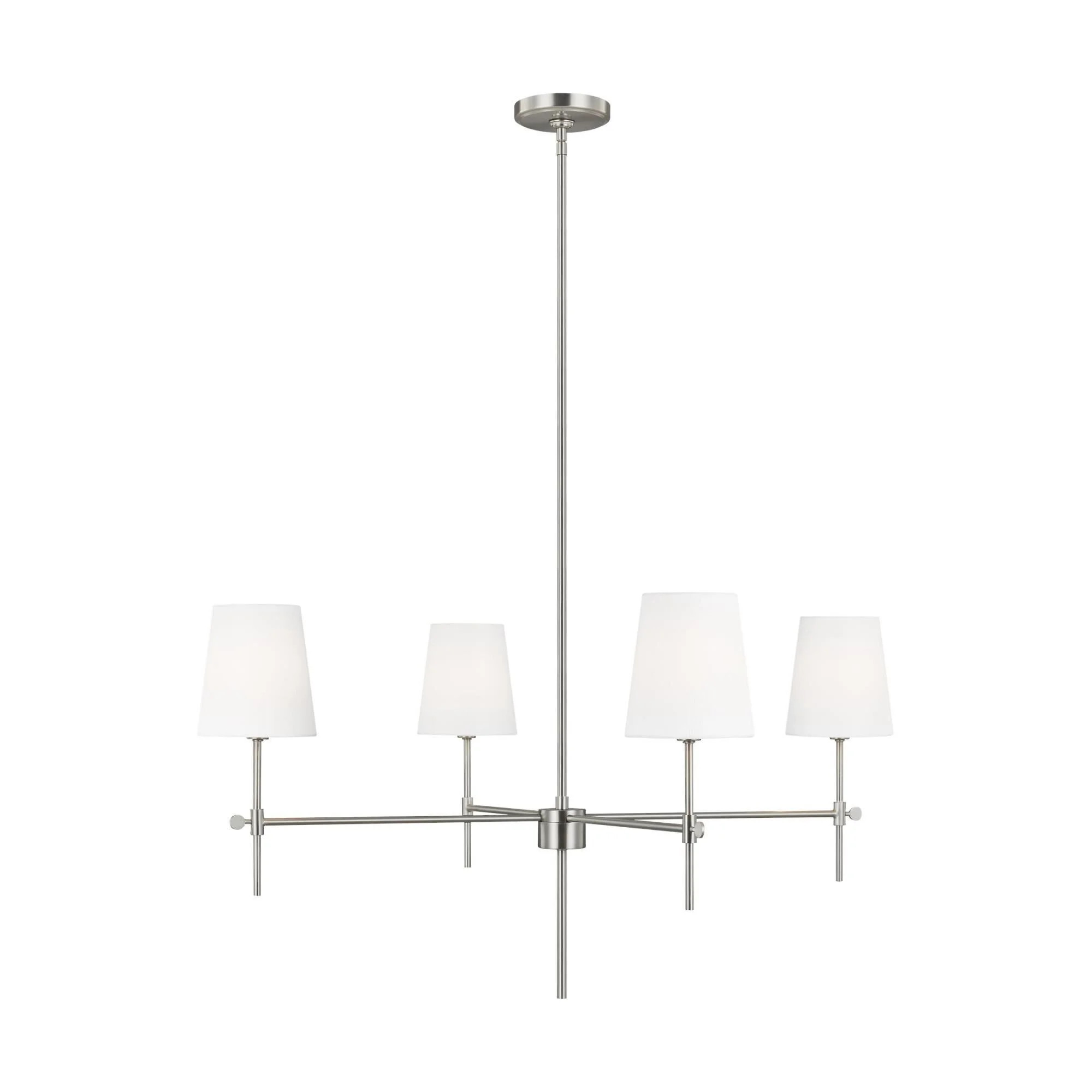 Baker 36 Inch 4 Light Chandelier by Visual Comfort Studio Collection | 1800 Lighting
