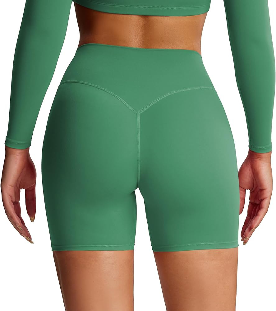 Aoxjox Metamorph Workout Biker Shorts for Women Tummy Control High Waisted Athletic Gym Running D... | Amazon (US)