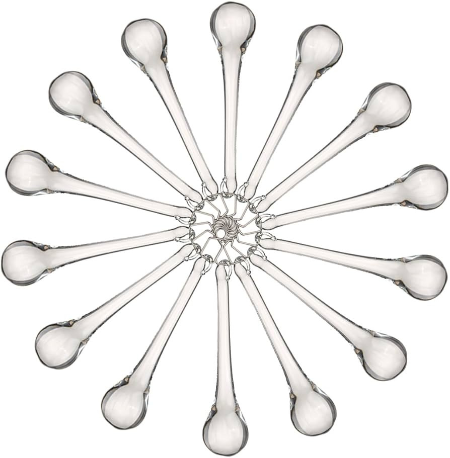 H&D 20pcs Hanging Chandelier Crystal Teardrop Prism Accent Rainbow Suncatcher Christmas Tree Deco... | Amazon (US)