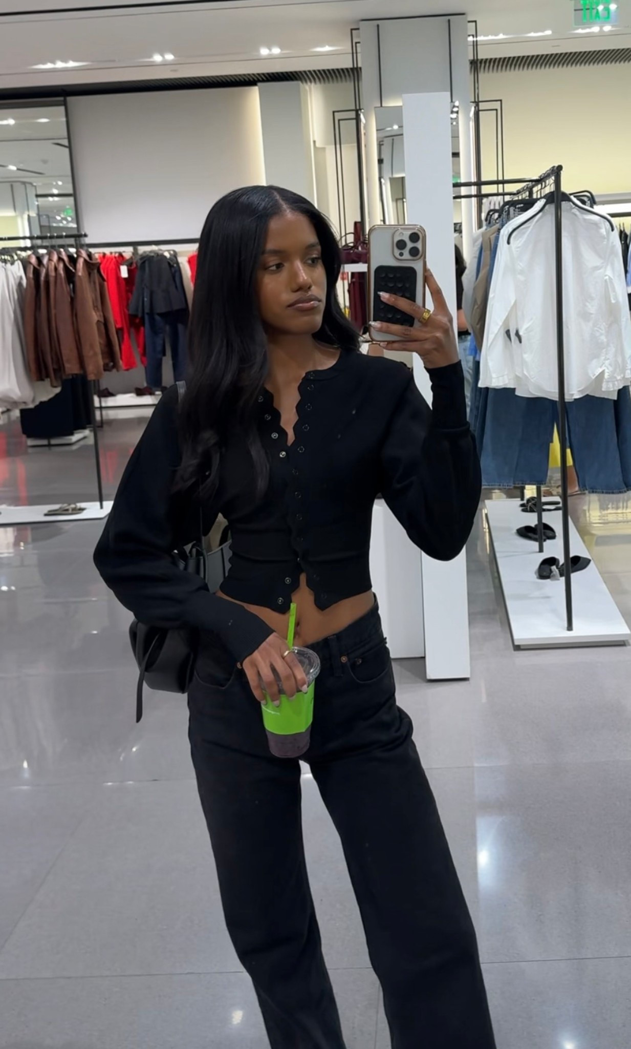 Black Cardigan 

#LTKBeauty #LTKStyleTip