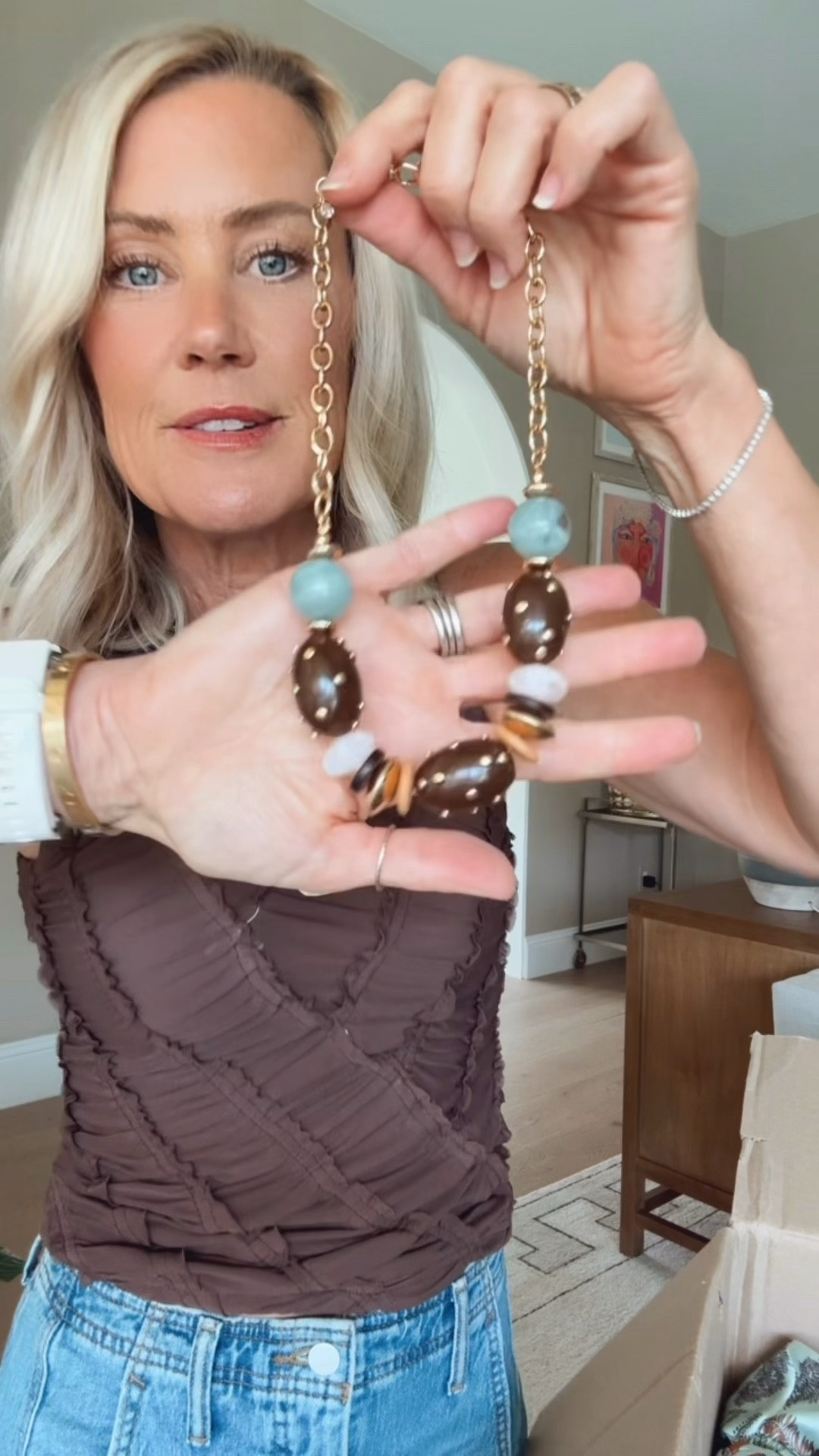 You’ll probably recognize this necklace, I’ve been wearing it on repeat! Can’t believe it’s a Walmart find.
Top: xs
Jeans: 25

#LTKootd #LTKOver40 #LTKSeasonal