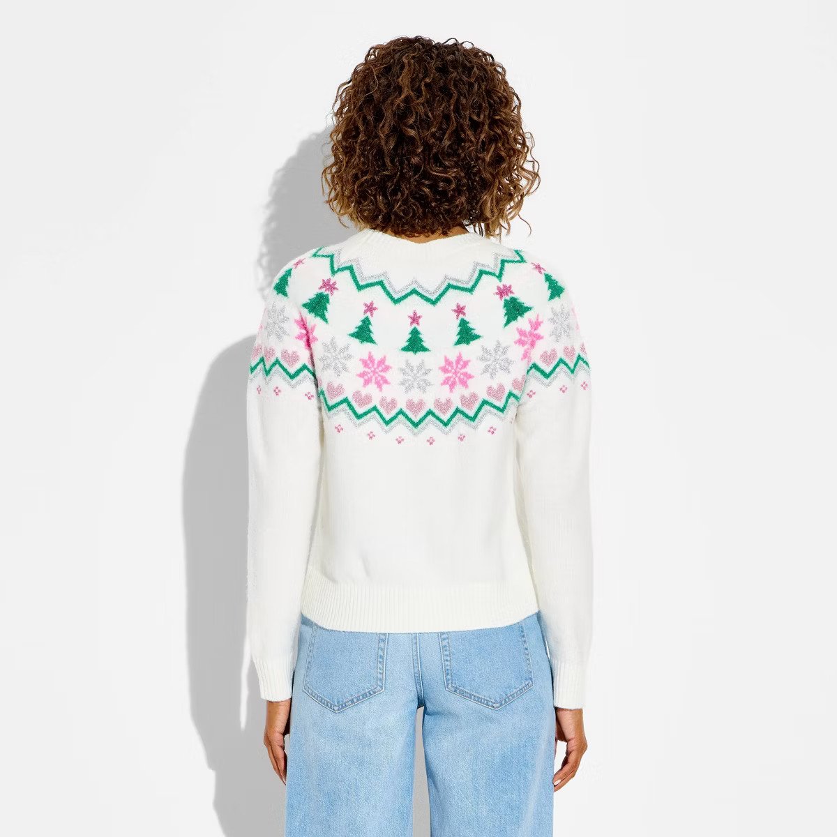 Women's Holiday Fair Isle Festive Graphic Sweater | Target