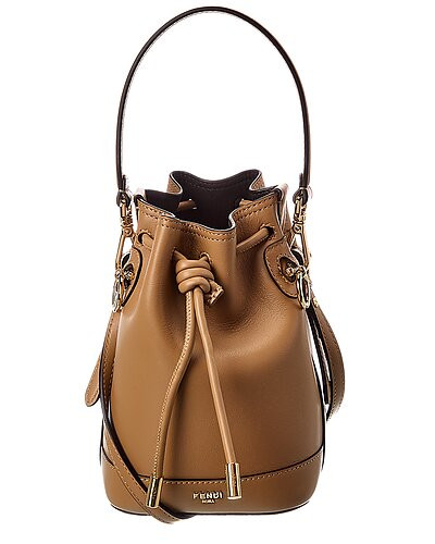 Mon Tresor Mini Leather Bucket Bag | Gilt & Gilt City
