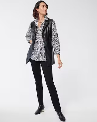 Juliet Ponte Trim Detail Pants | Chico's