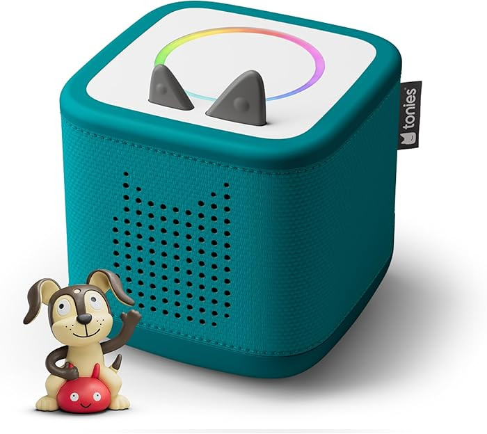 Toniebox 2 Audio Player Starter Set for Kids 1+ with Playtime Puppy - Tropical Teal | Amazon (US)