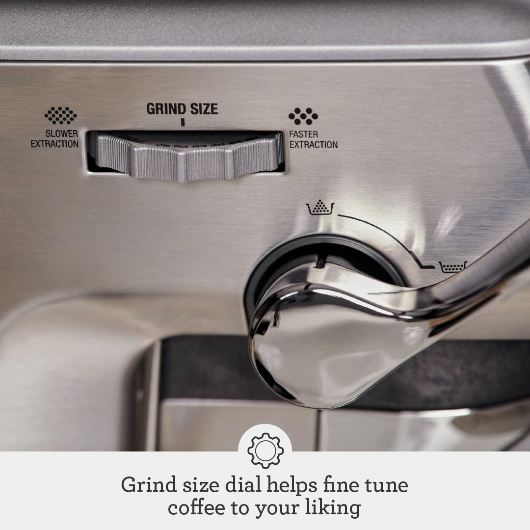 Breville Barista Express Impress Espresso Machine BES876BSS, Brushed Stainless Steel | Amazon (US)