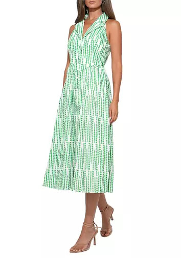 Women's Ruby Halter Embroidery Midi Dress | Belk