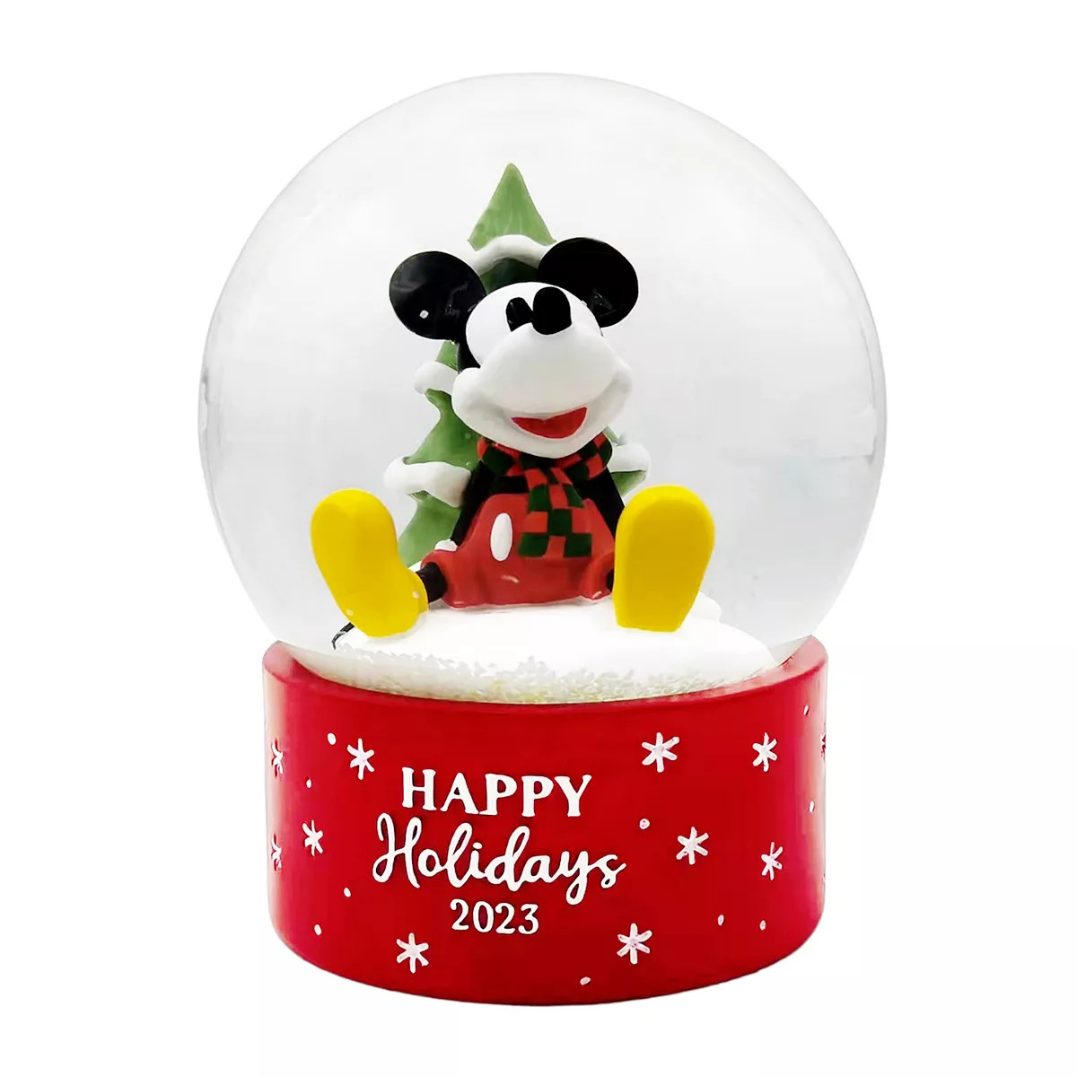 Disney's Mickey Mouse Happy Holidays Snow Globe by St. Nicholas Square® | Kohl's