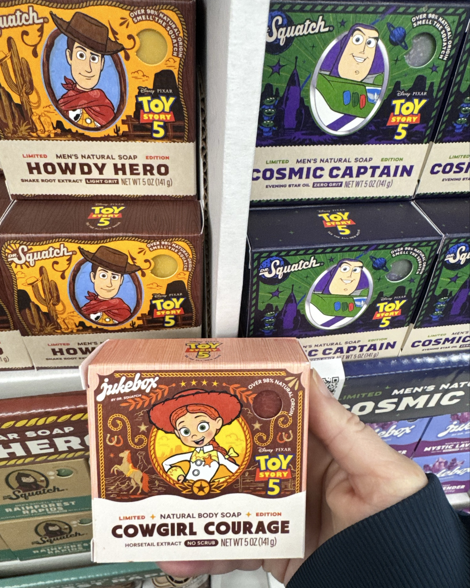 Omg.  How great are these.  Toy Story Soaps and Deos!!!!