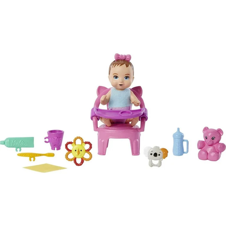 Barbie Skipper Babysitter First Tooth Playset with Doll and Accessories, Multicolor | Walmart (US)