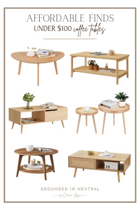 These affordable coffee tables are under $100! I’m absolutely loving the Amazon Set of 2 Nesting Tables. Perfect for a living room, bedroom or office!

#LTKStyleTip #LTKHome