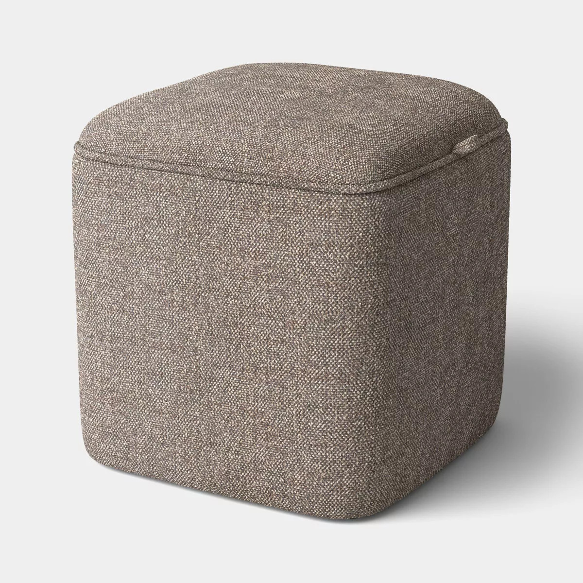 Upholstered Storage Cube with Rounded Corners Asphalt - Threshold™ | Target