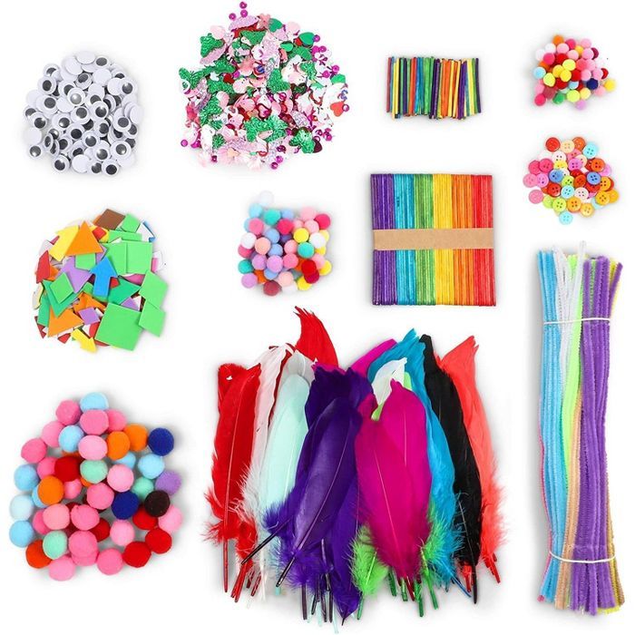 1750pcs Kids Art & Craft Supplies Assortment Set for School Projects, DIY Activities & Crafts and... | Target
