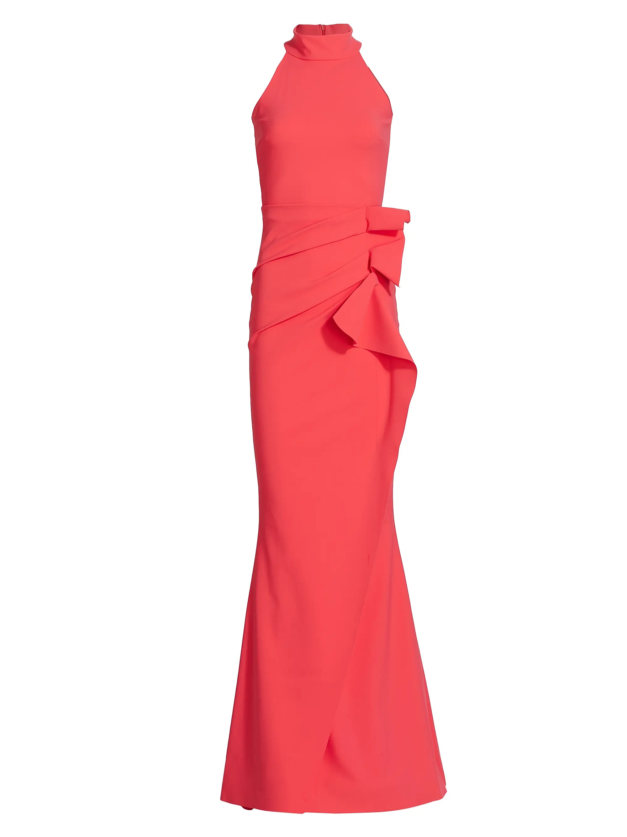 Gudrum Halter Ruffle Gown | Saks Fifth Avenue