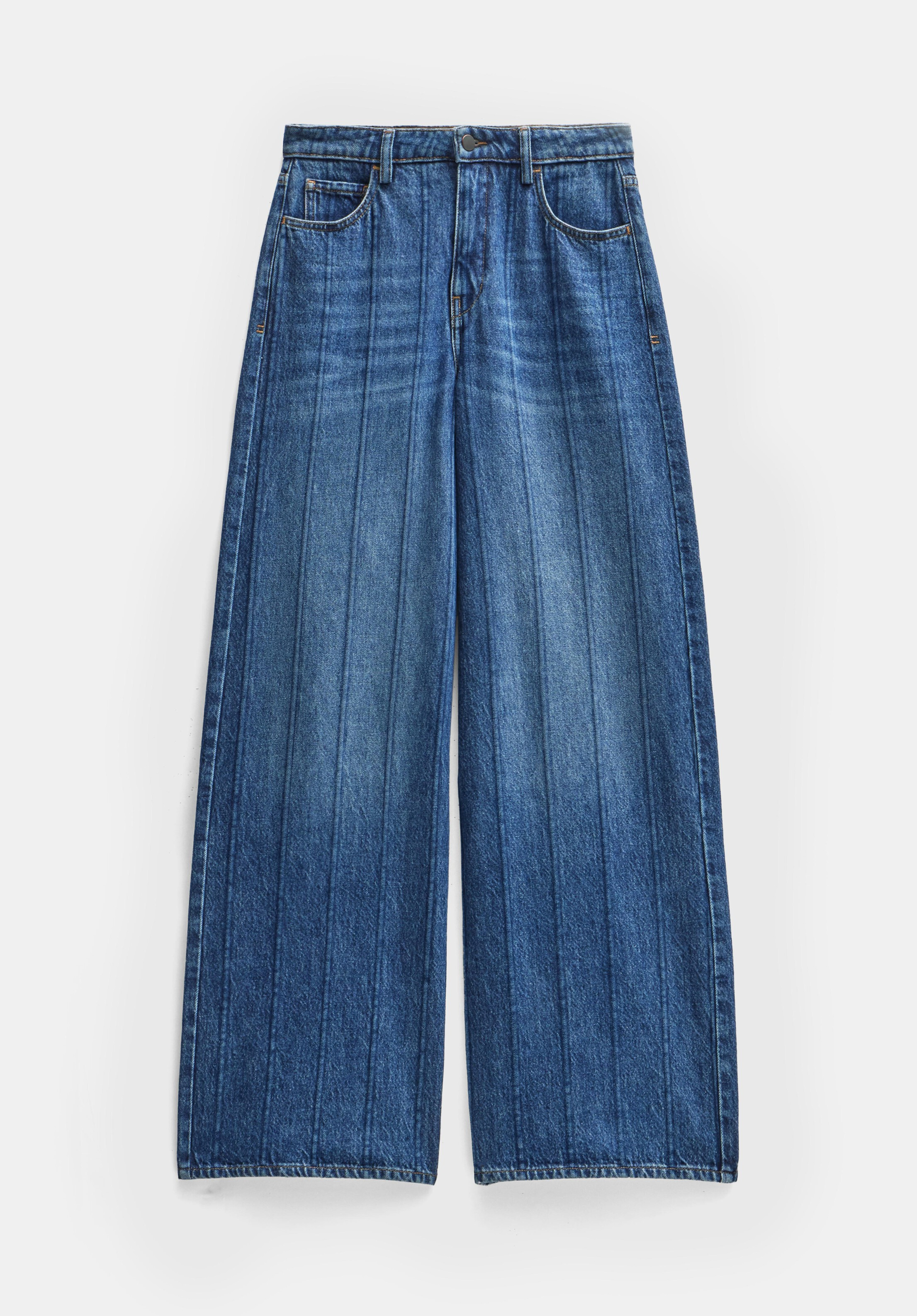 Stripe Wide Leg Jean | Hush UK